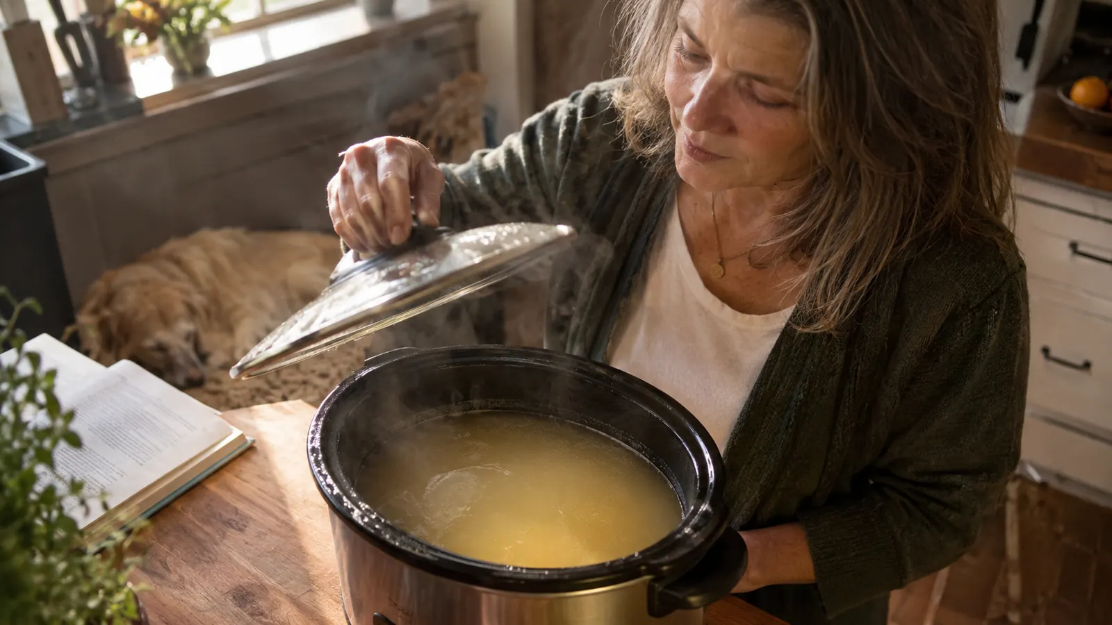 How to Make Bone Broth and Chili in a Slow Cooker, No Fuss